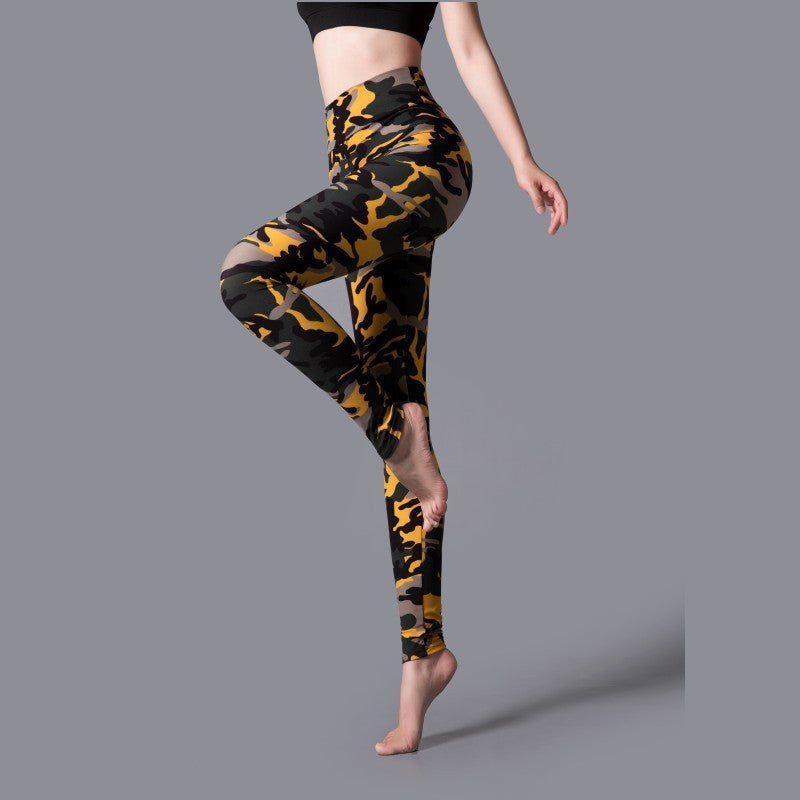 High Waist Leopard Print Leggings for Sports & Yoga