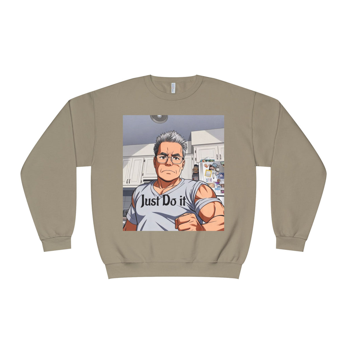 Unisex NuBlend® Crewneck Sweatshirt, custom design.