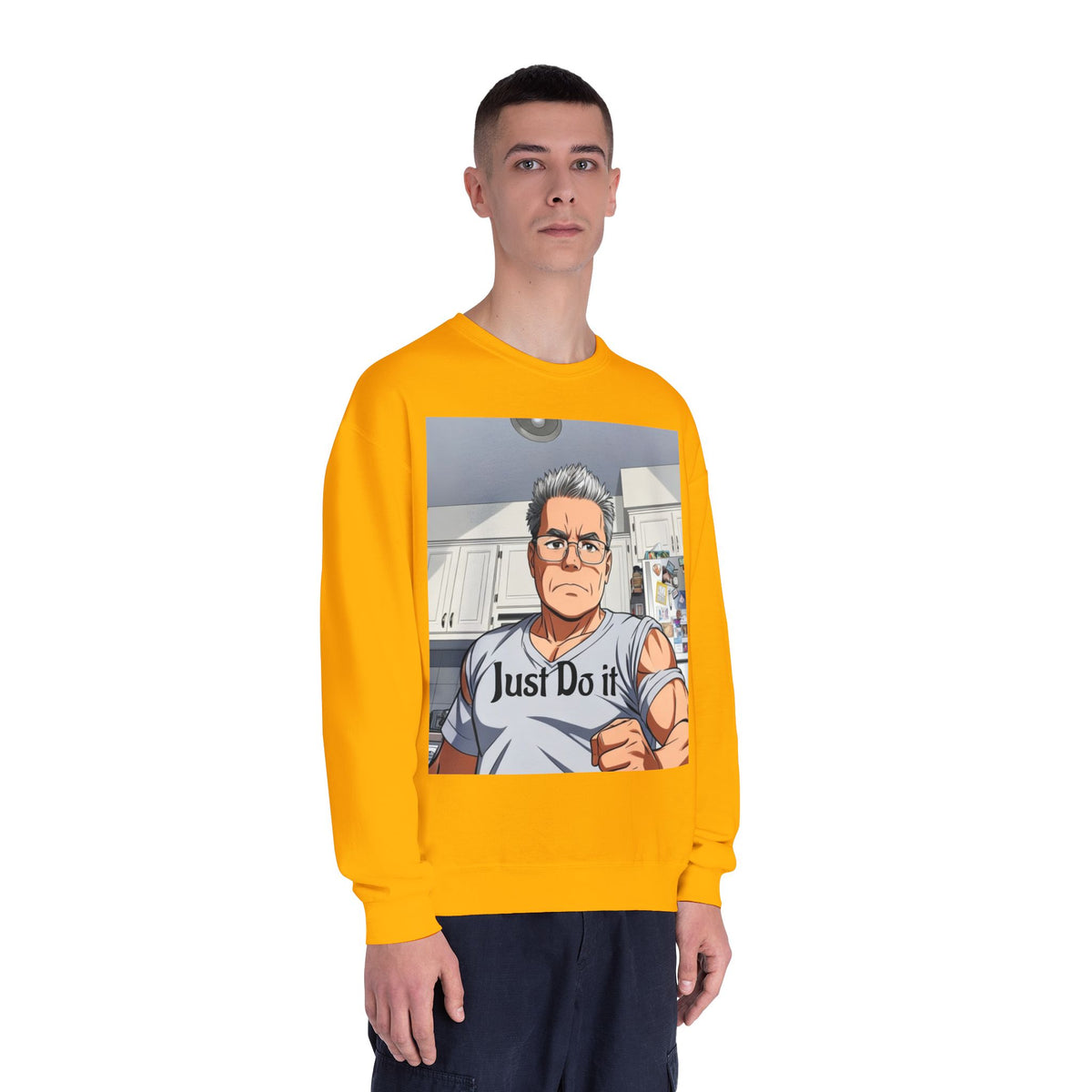 Unisex NuBlend® Crewneck Sweatshirt, custom design.