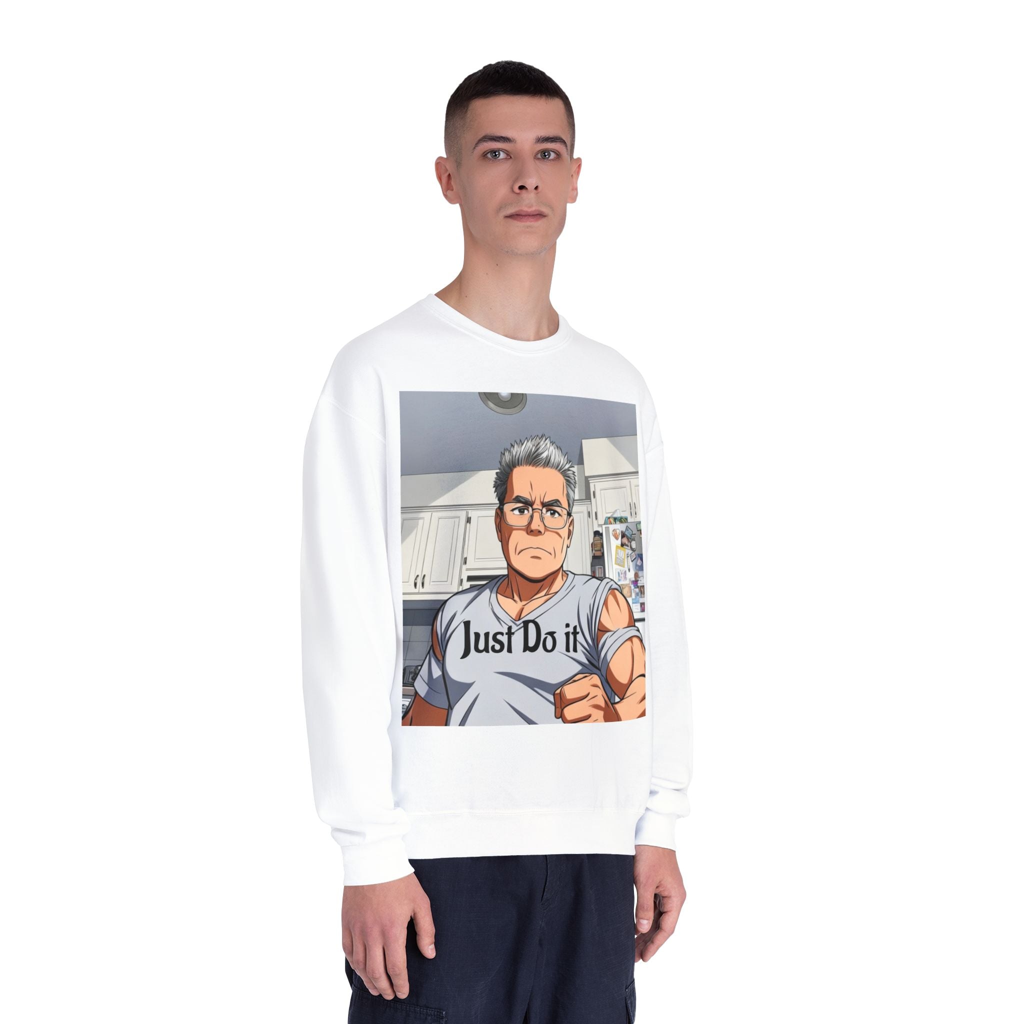 Unisex NuBlend® Crewneck Sweatshirt, custom design.