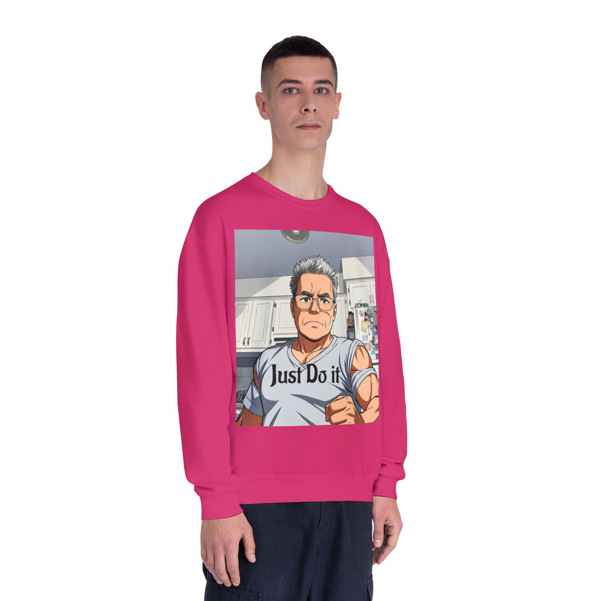 Unisex NuBlend® Crewneck Sweatshirt, custom design.