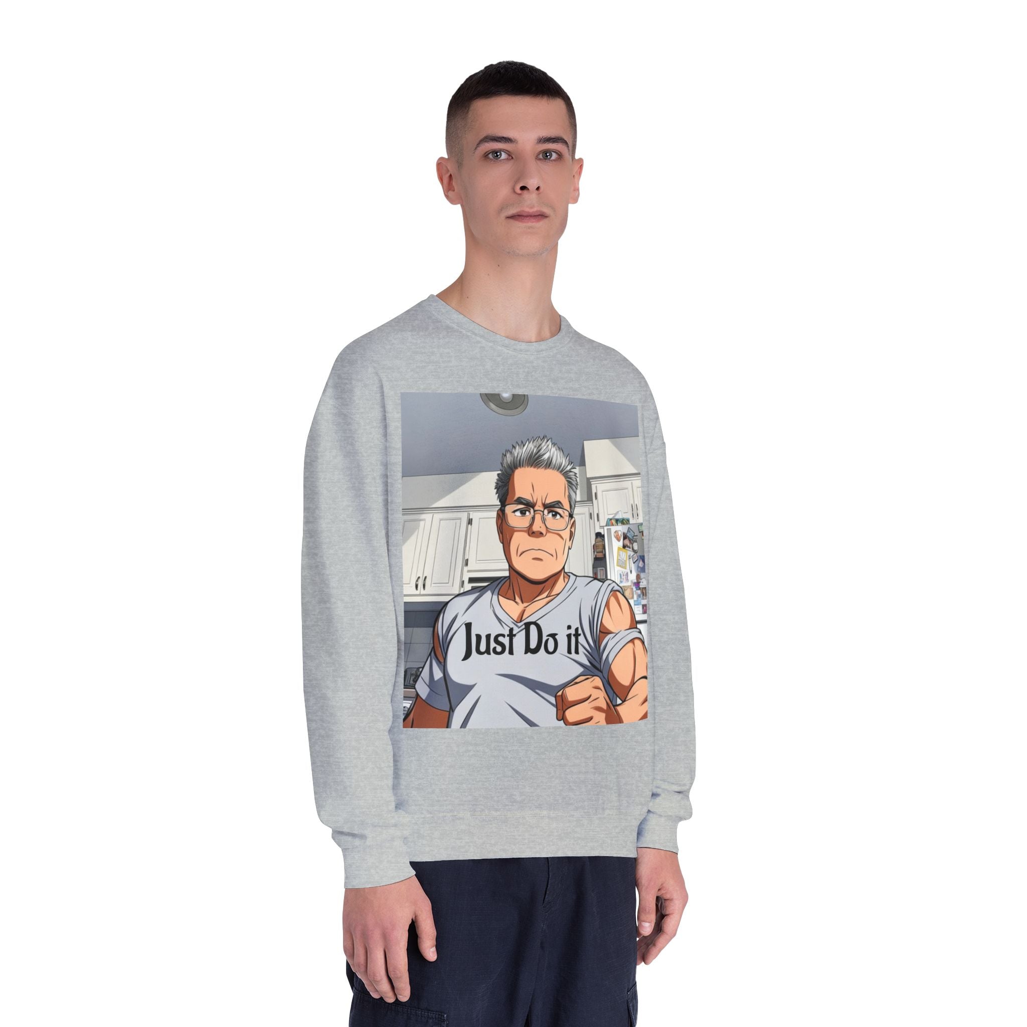 Unisex NuBlend® Crewneck Sweatshirt, custom design.