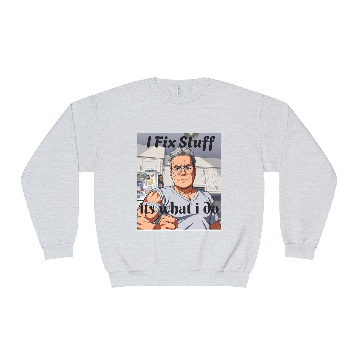 Mechanics/Handyman/ DIY, cartoon Unisex NuBlend® Crewneck Sweatshirt