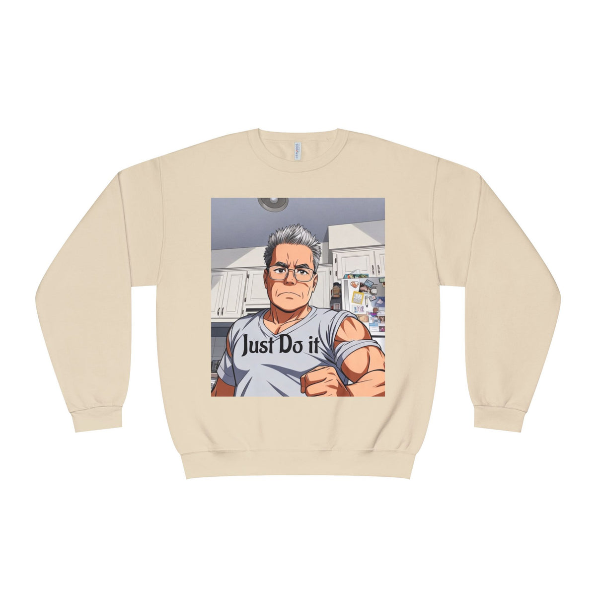 Unisex NuBlend® Crewneck Sweatshirt, custom design.