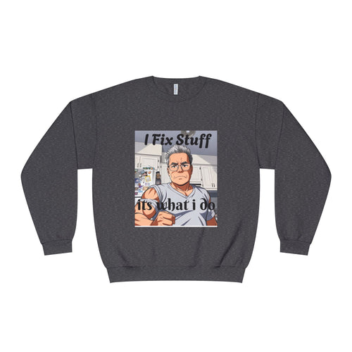 I fix stuff /handyman/ mechanics crew neck sweatshirt