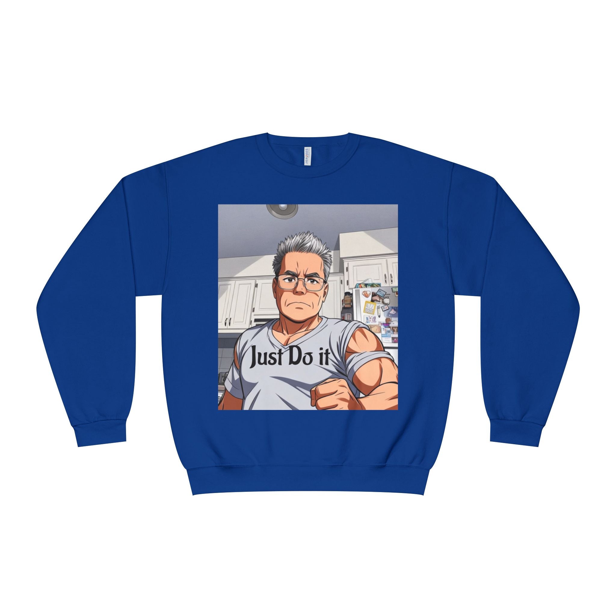 Unisex NuBlend® Crewneck Sweatshirt, custom design.