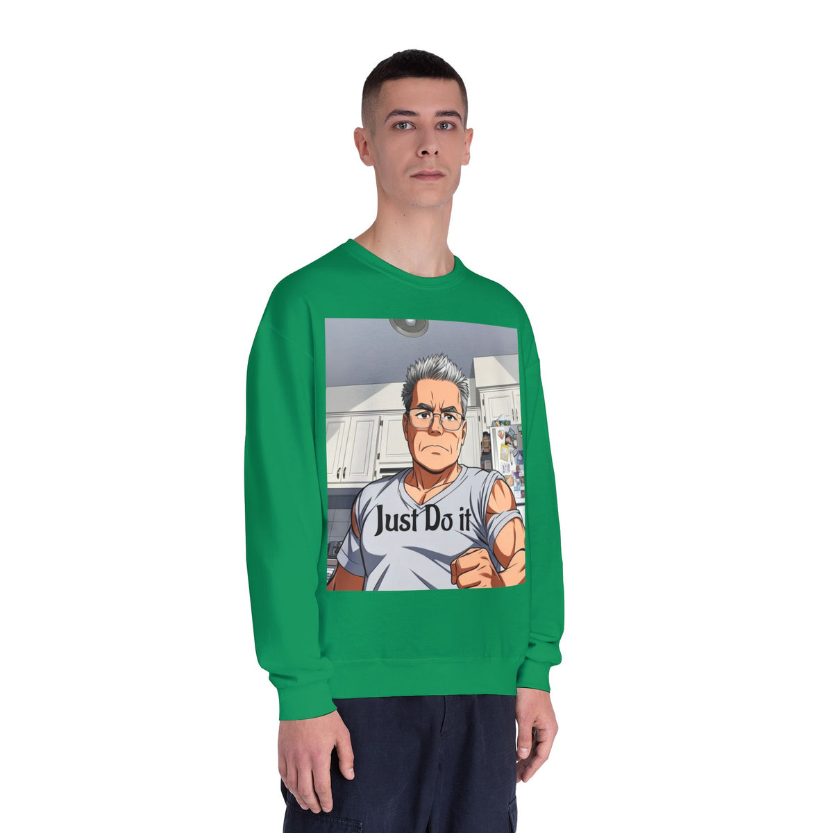 Unisex NuBlend® Crewneck Sweatshirt, custom design.