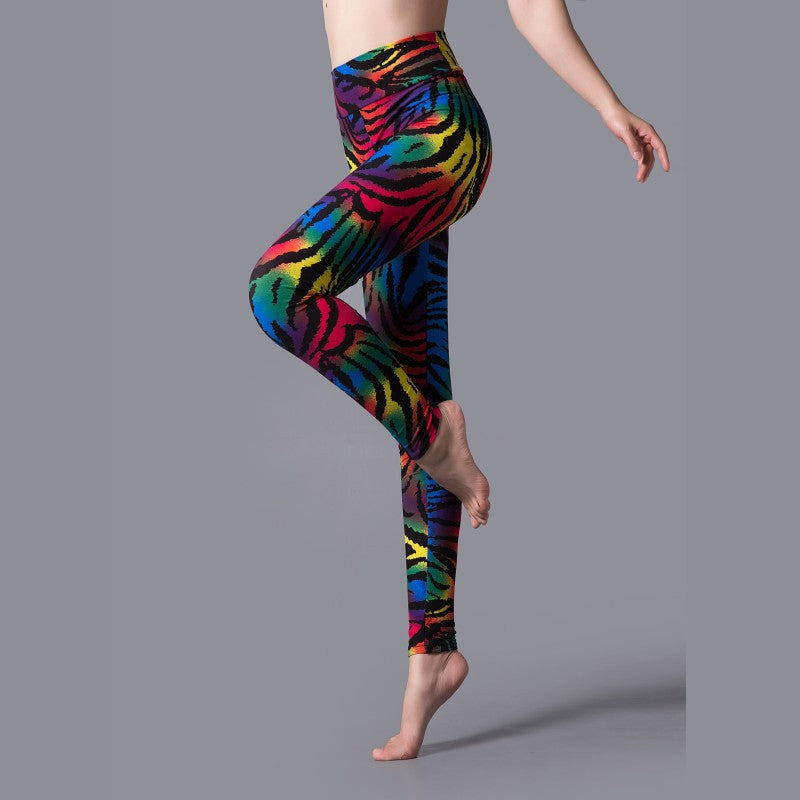 High Waist Leopard Print Leggings for Sports & Yoga