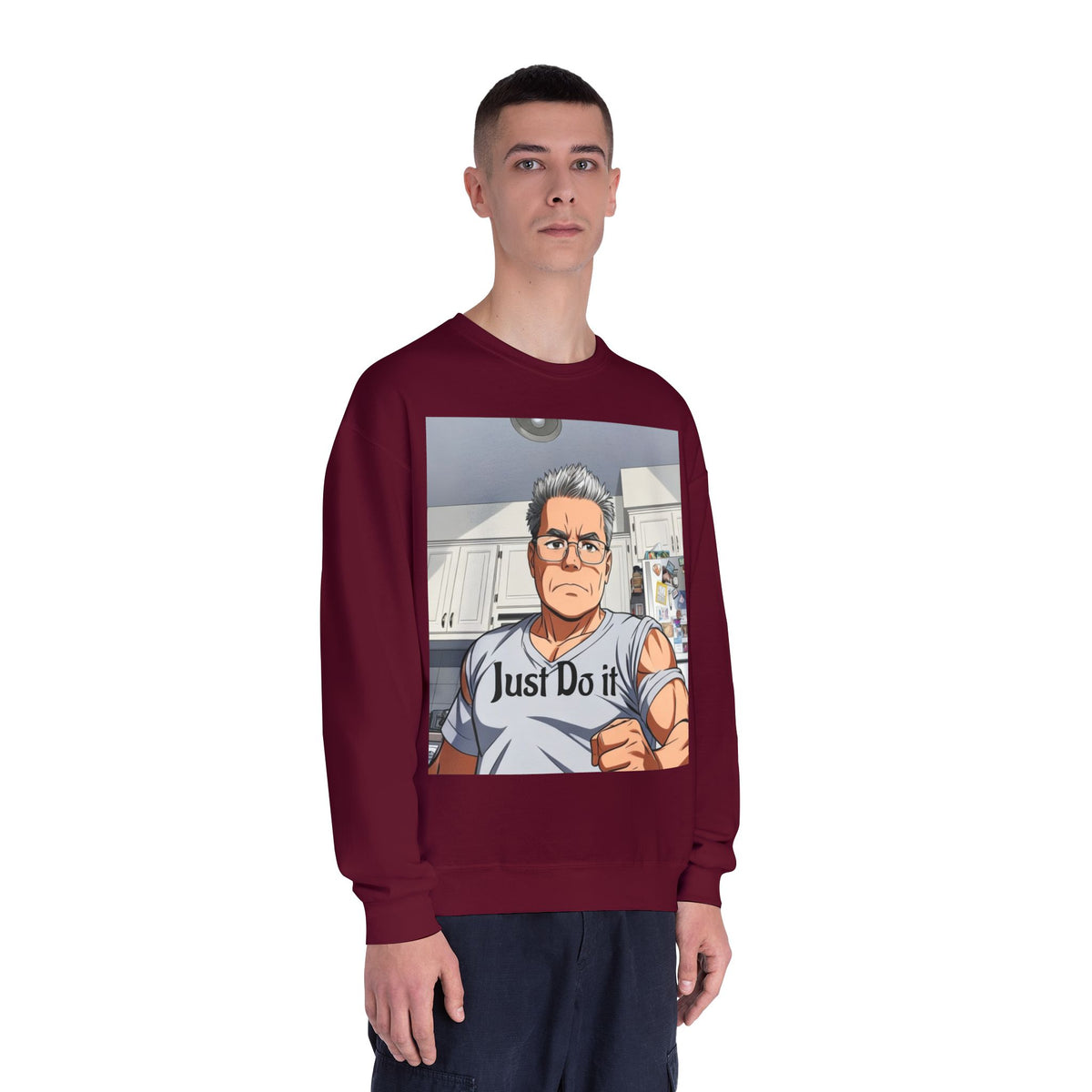 Unisex NuBlend® Crewneck Sweatshirt, custom design.