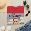 I Fix Stuff Handyman T-Shirt — Funny Repairman Cartoon Tee