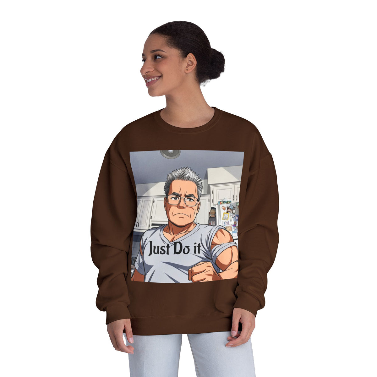 Unisex NuBlend® Crewneck Sweatshirt, custom design.