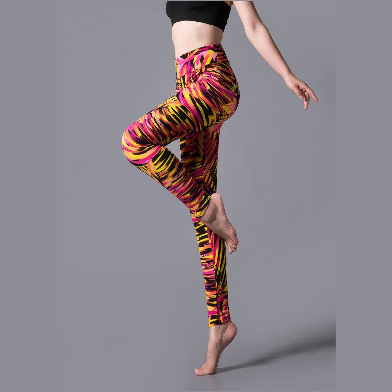 High Waist Leopard Print Leggings for Sports & Yoga