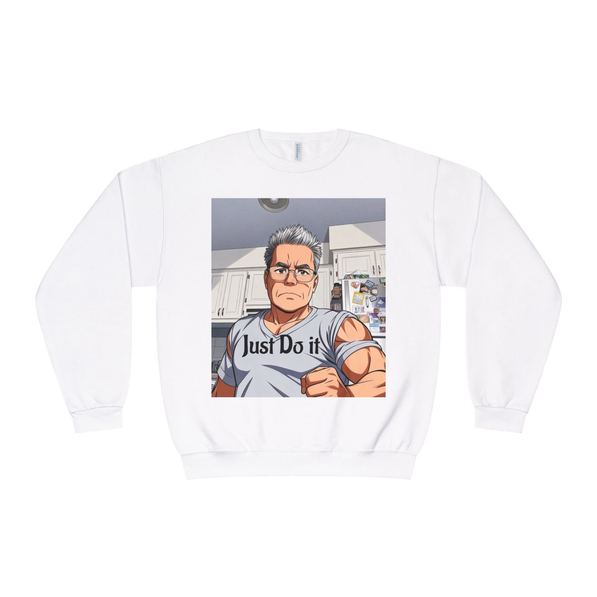 Unisex NuBlend® Crewneck Sweatshirt, custom design.