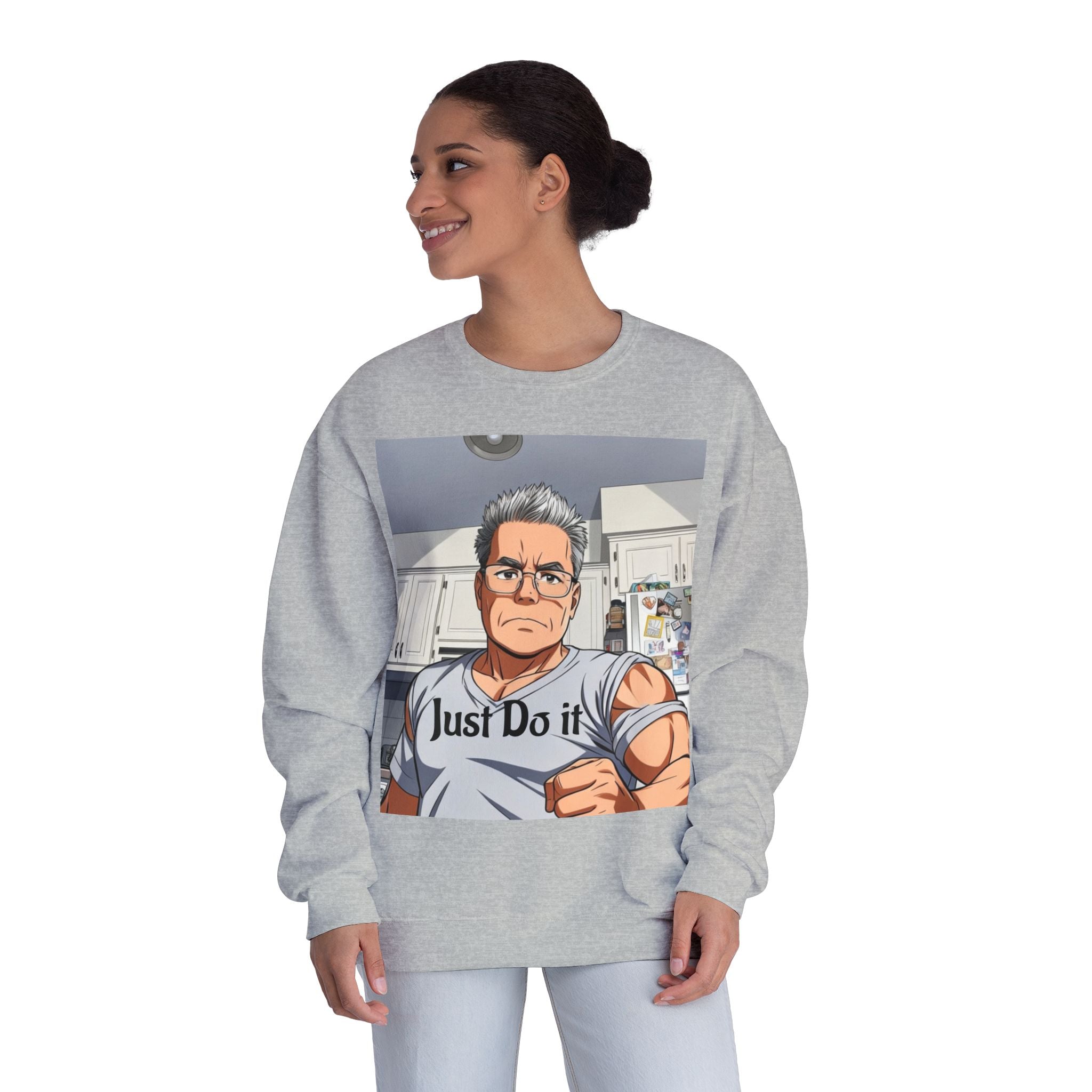 Unisex NuBlend® Crewneck Sweatshirt, custom design.