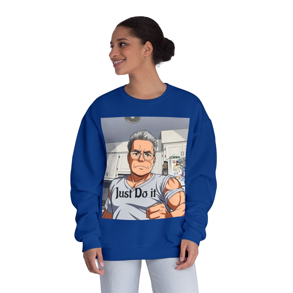 Unisex NuBlend® Crewneck Sweatshirt, custom design.