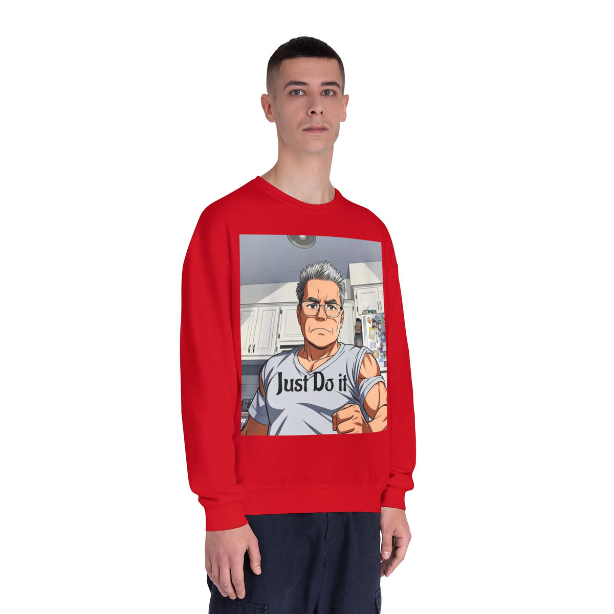 Unisex NuBlend® Crewneck Sweatshirt, custom design.