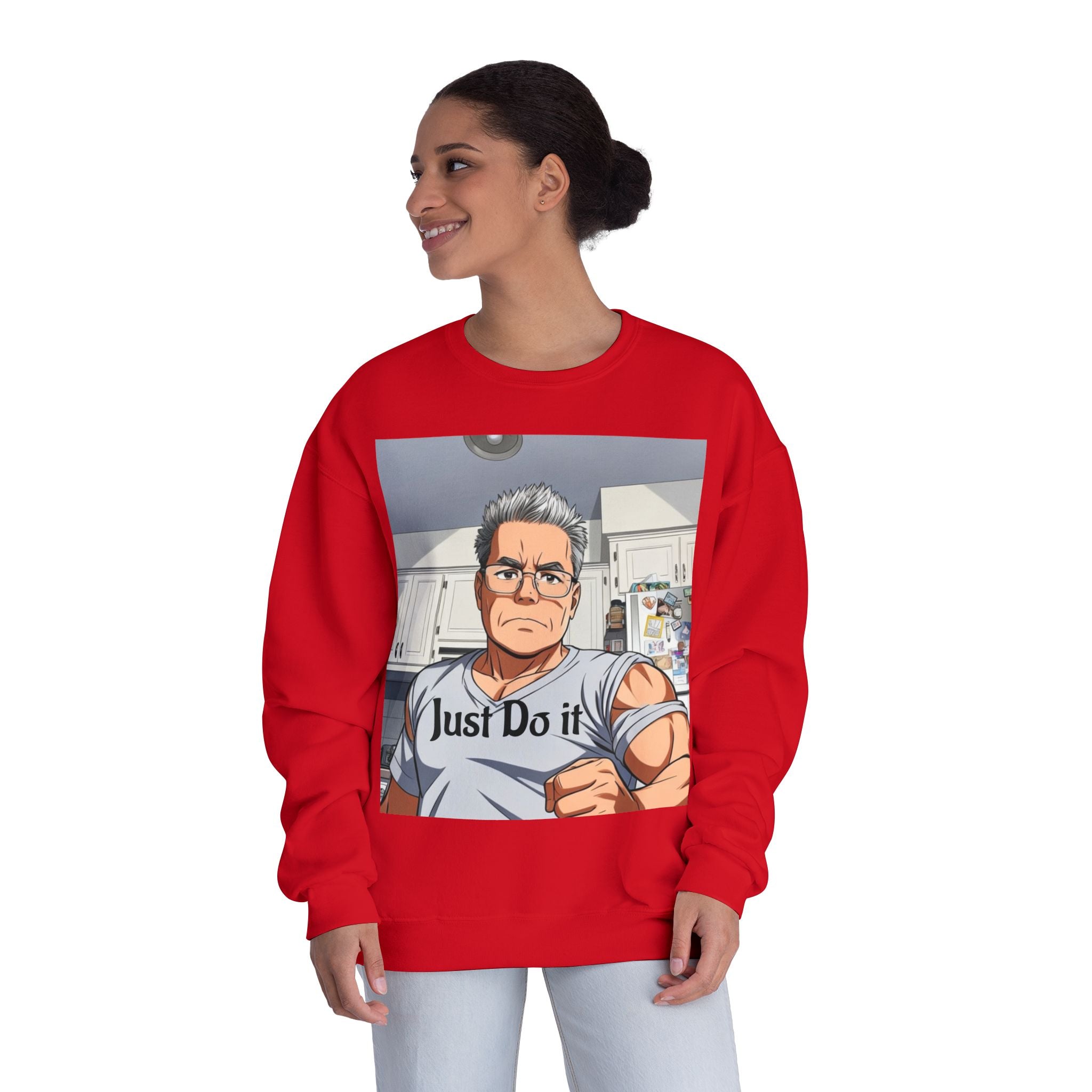 Unisex NuBlend® Crewneck Sweatshirt, custom design.