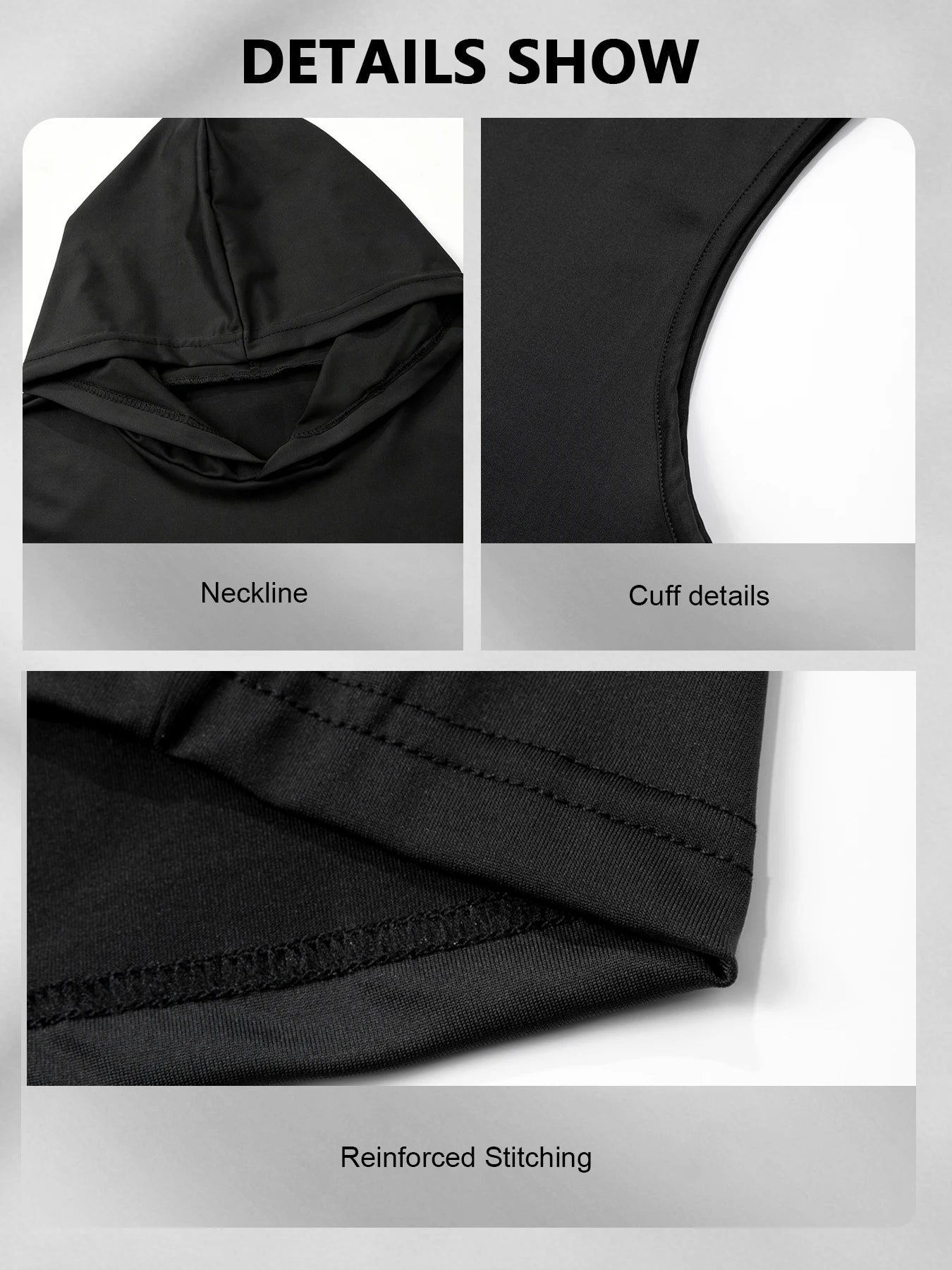 Men's Hooded Sleeveless Tank Top – Kangaroo Pocket, Quick-Dry Muscle Vest