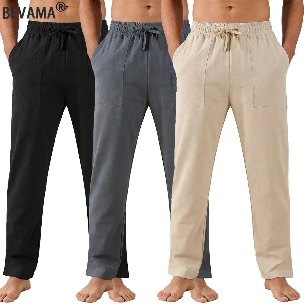 Men's Lightweight Wide-Leg Casual Pants