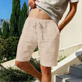 Men's Quick-Dry Board Shorts – Elastic Drawstring Waist, Pockets, Casual Beach & Sport