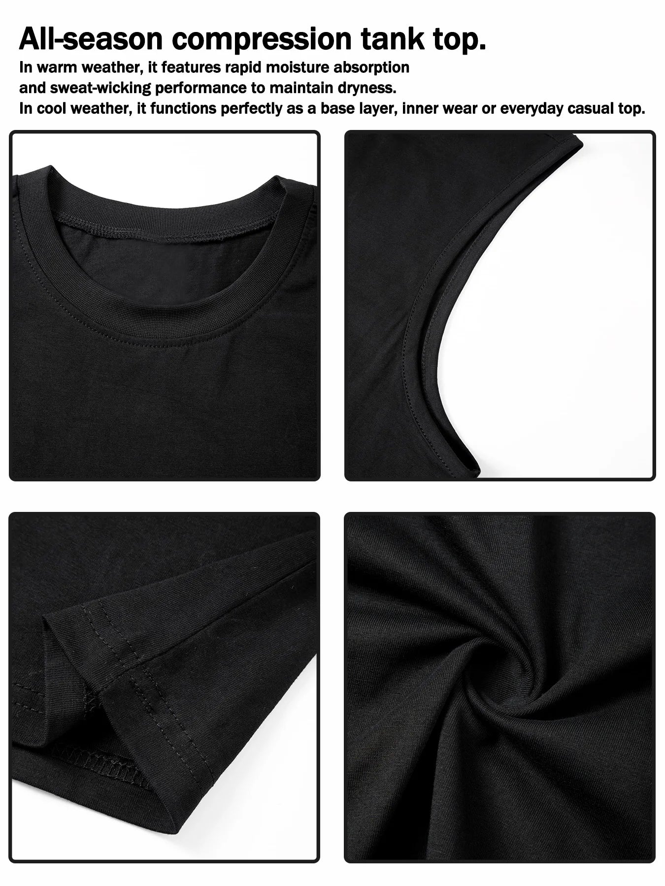 Men's Breathable Sleeveless Tank Top | Quick-Dry Gym Vest