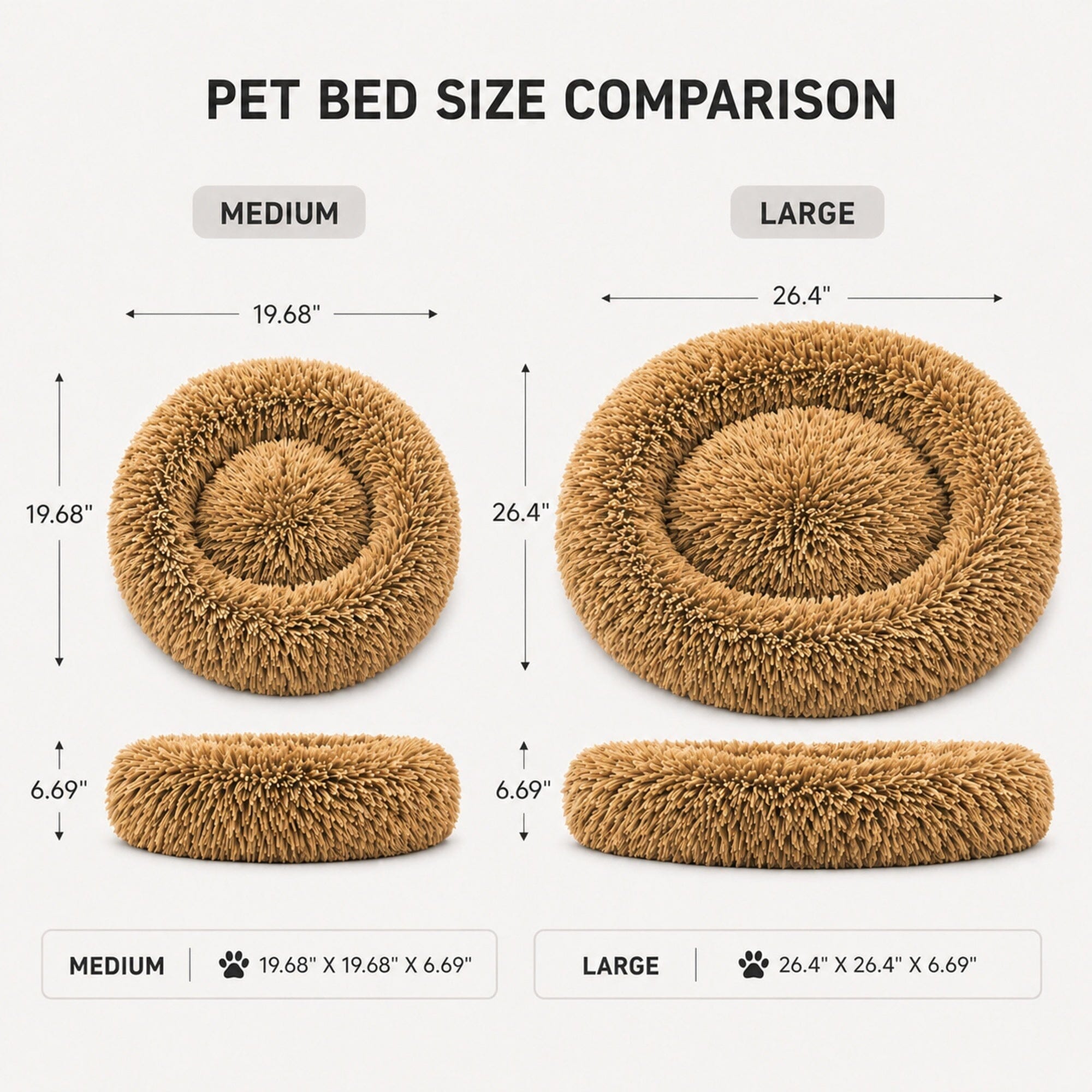 Pet Life ® 'Nestler' High-Grade Plush and Soft Rounded Pet Bed